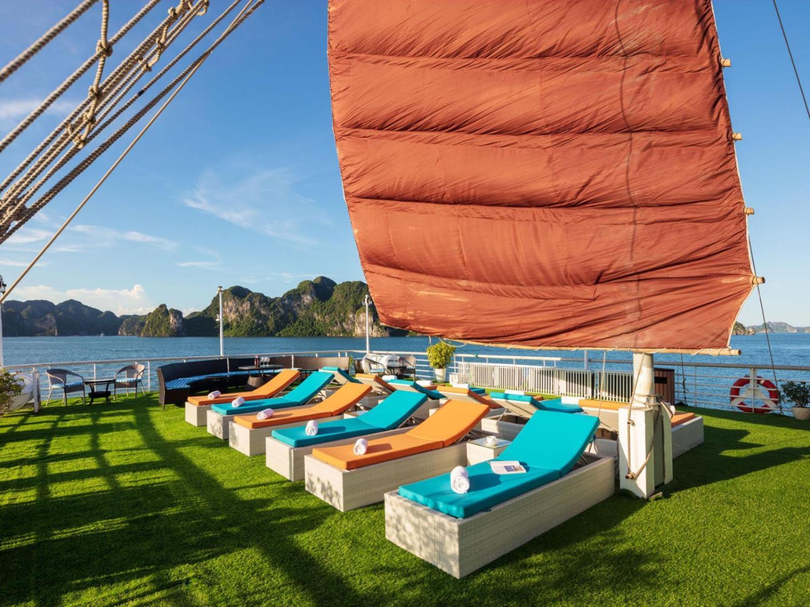 ホテル Lotus Boutique Cruise ハロン エクステリア 写真