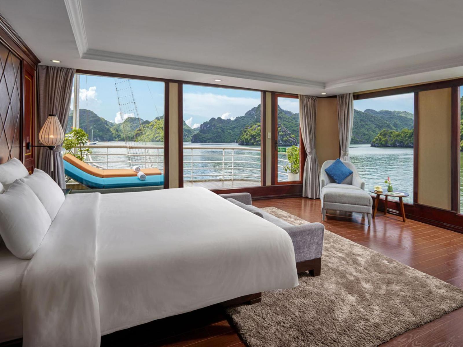 ホテル Lotus Boutique Cruise ハロン エクステリア 写真