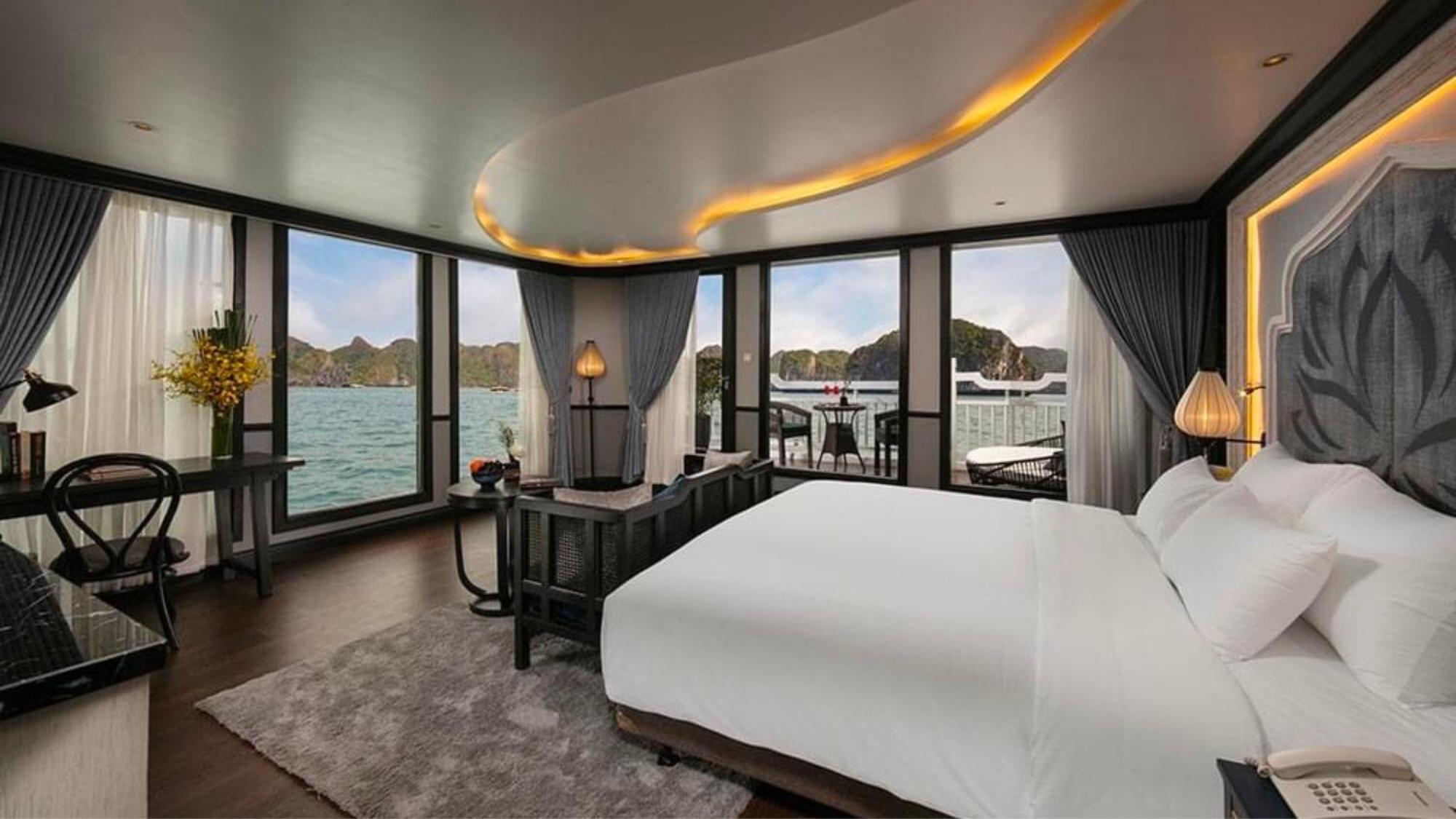 ホテル Lotus Boutique Cruise ハロン エクステリア 写真